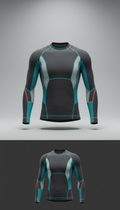 Technical long-sleeve training top with mesh ventilation
